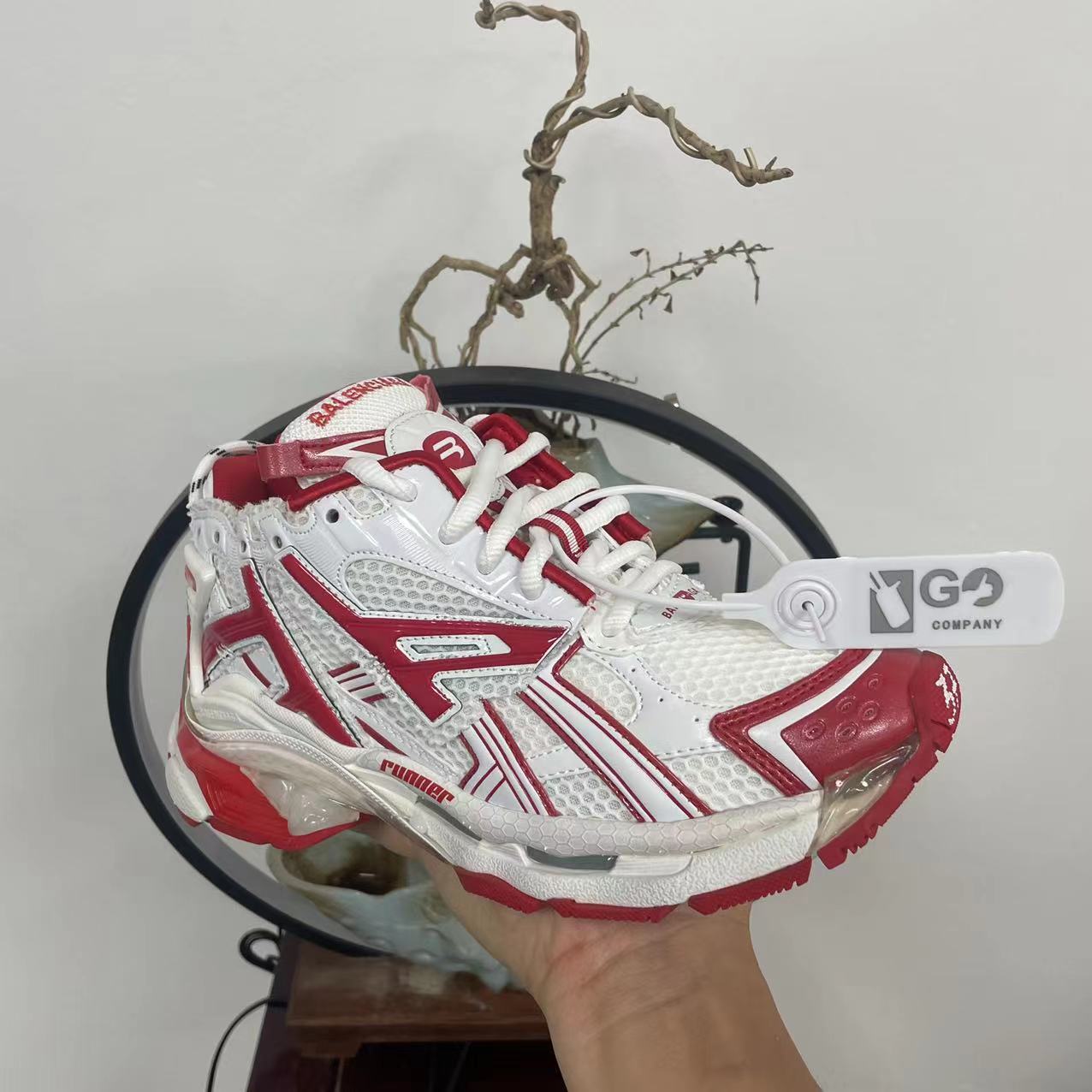 Balenciaga Runner "White-Red"