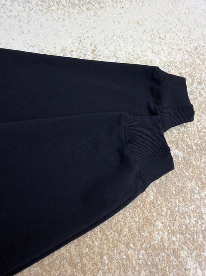 Gucci Embroidered Logo Hoodie "Black"