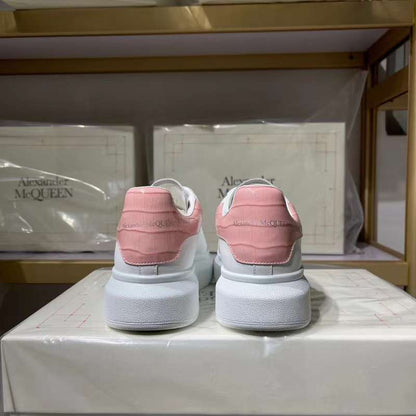 Alexander McQueen Oversized "White-Pink Crocodile"