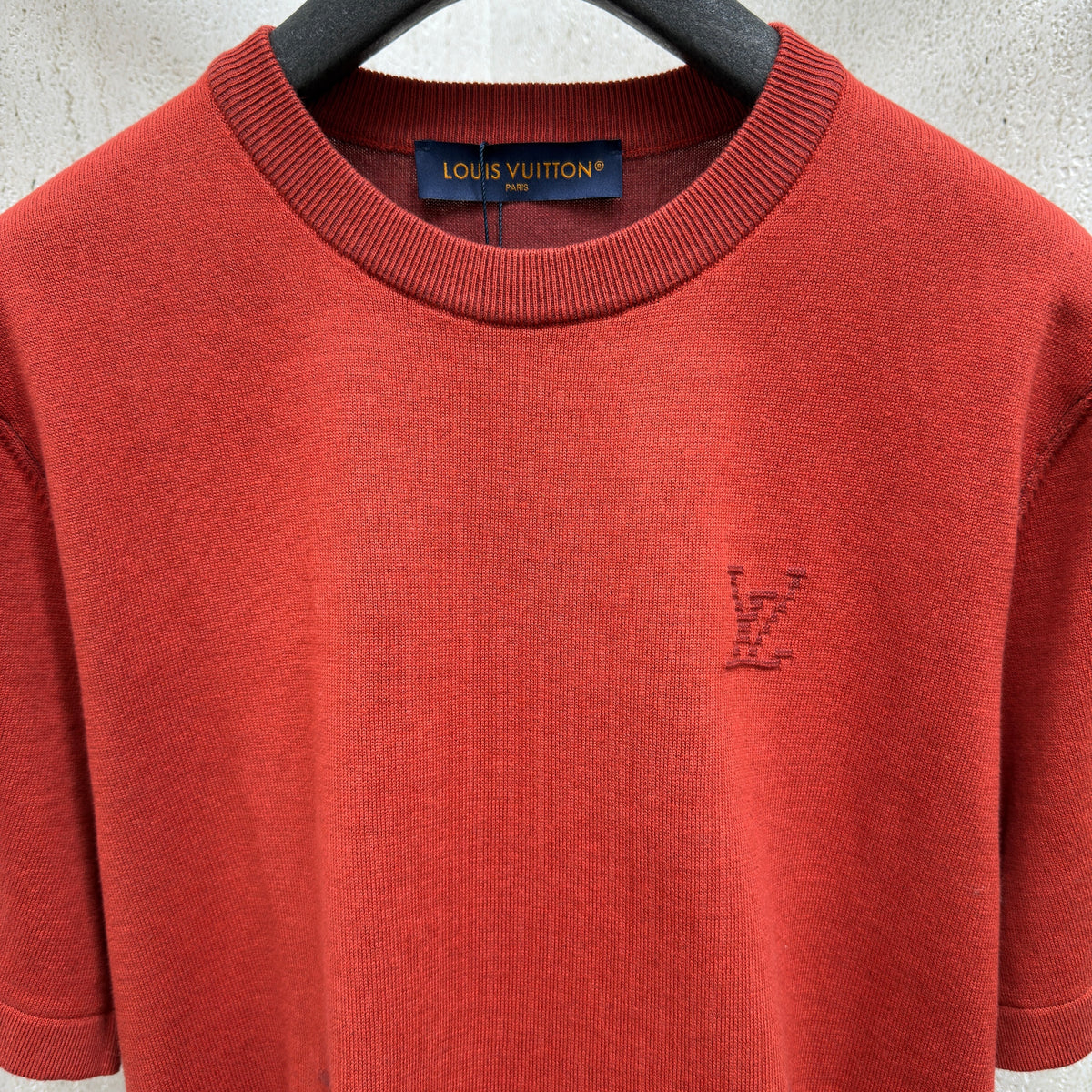 Louis Vuitton Jacquard Short-Sleeved Crewneck "Ketchup"