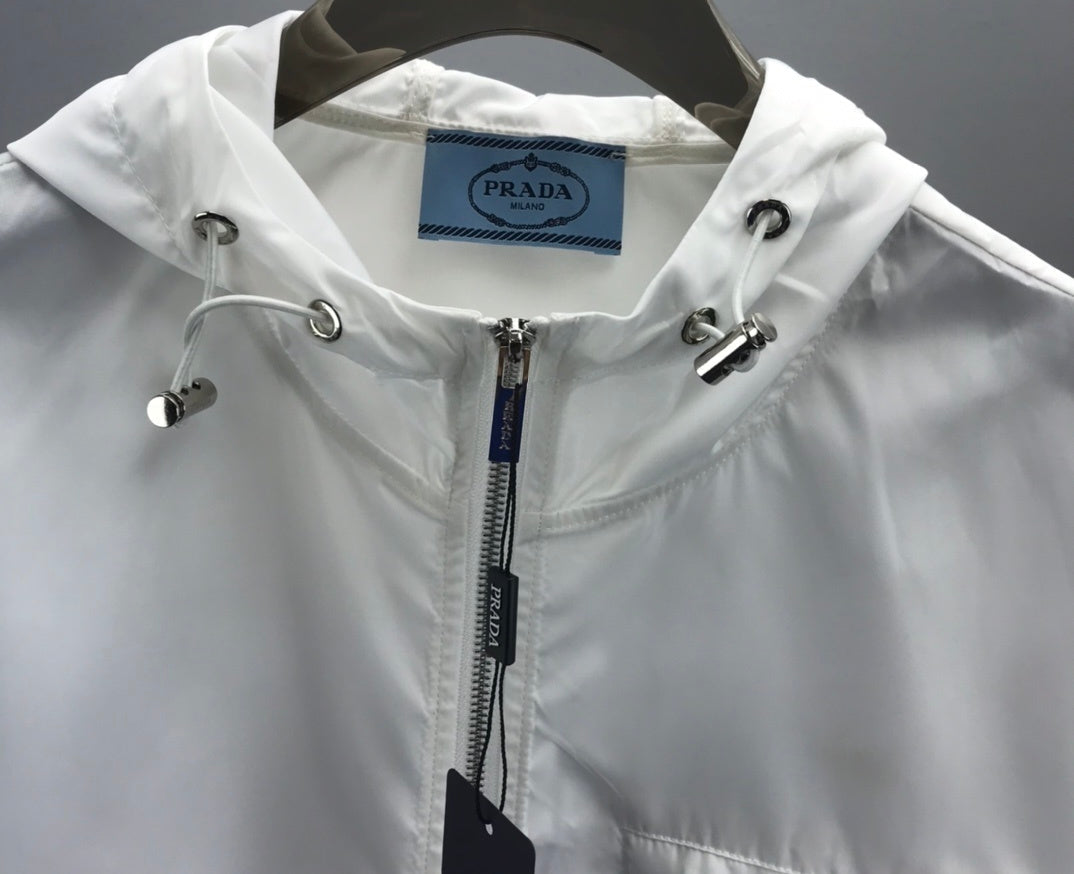 Prada Windbreaker Jacket "White"