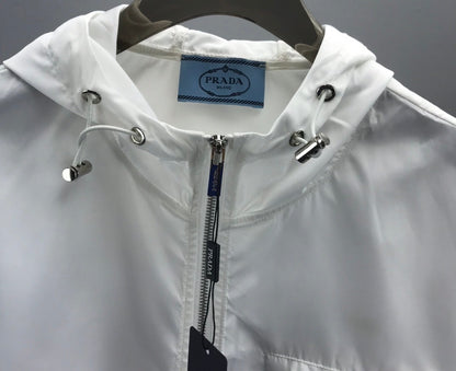 Prada Windbreaker Jacket "White"