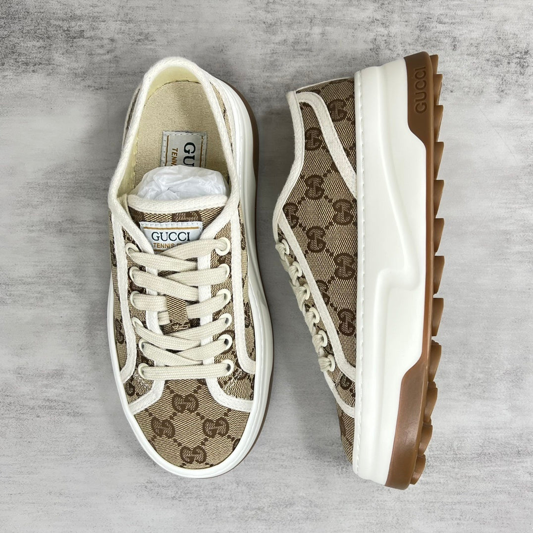 Gucci Tennis 1977 Low "Beige-White Monogram"