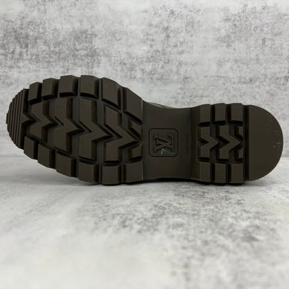 Louis Vuitton Territory Leather Boots "Olive"