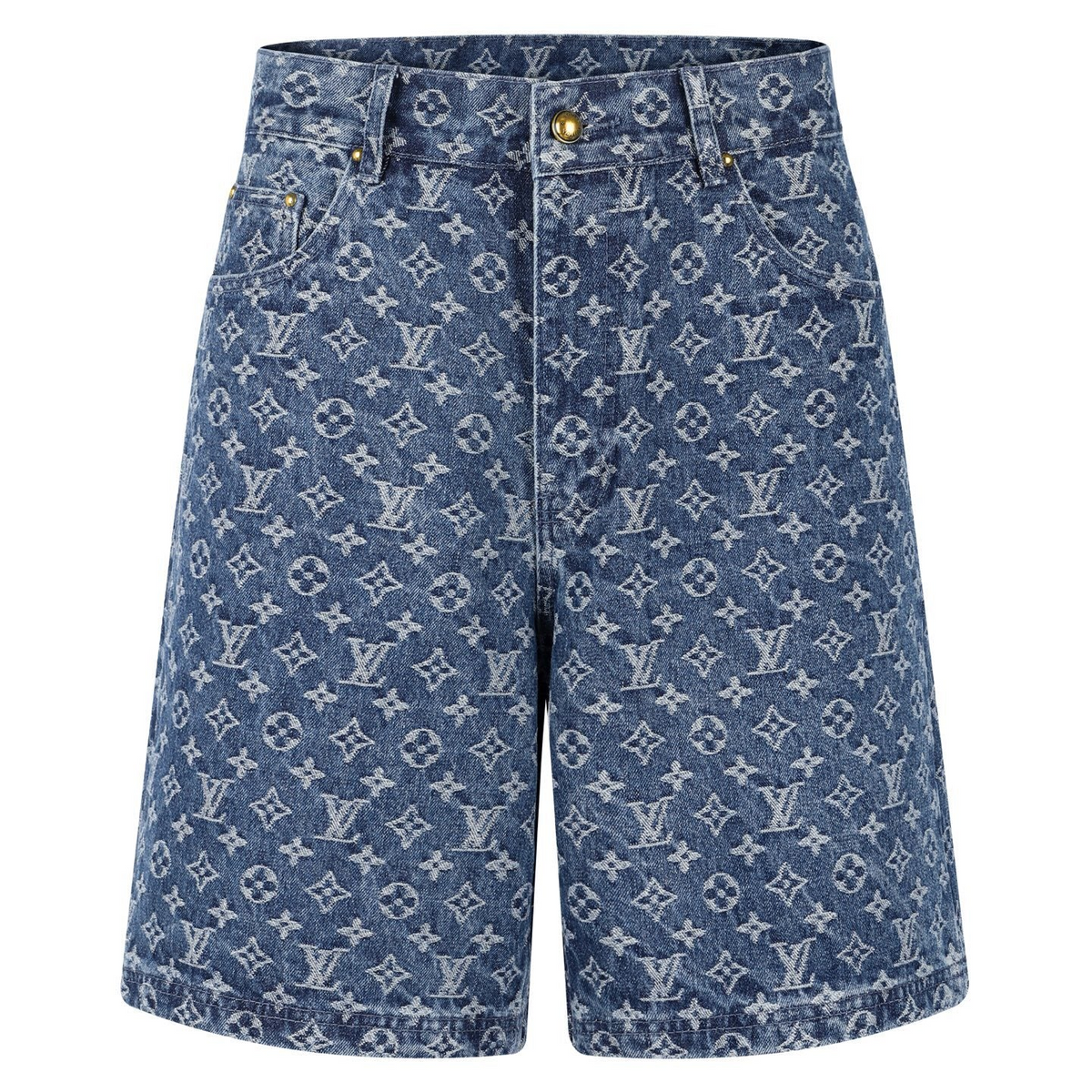 Louis Vuitton Monogram Denim Shorts