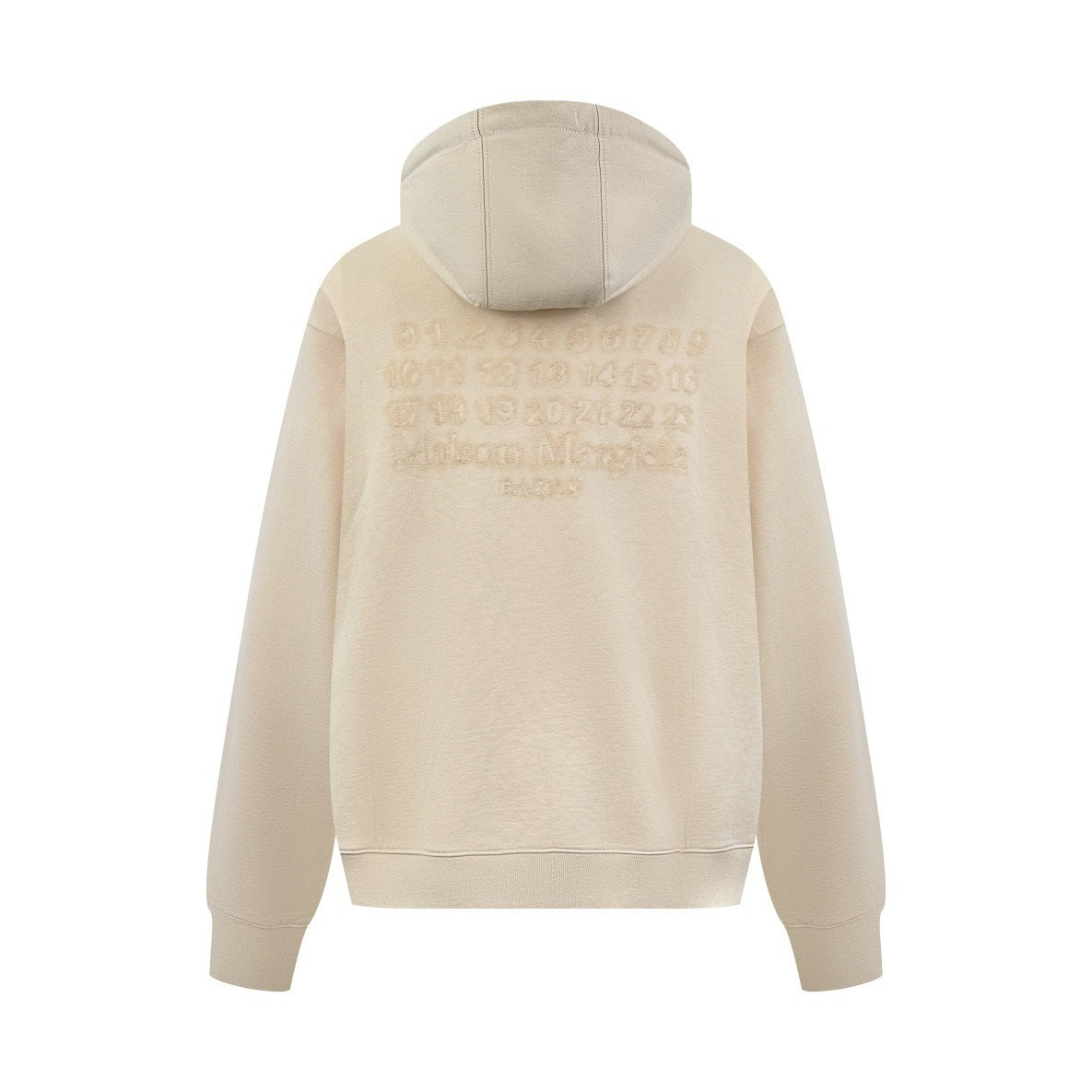 Maison Margiela Zip-up Hoodie "Cream"