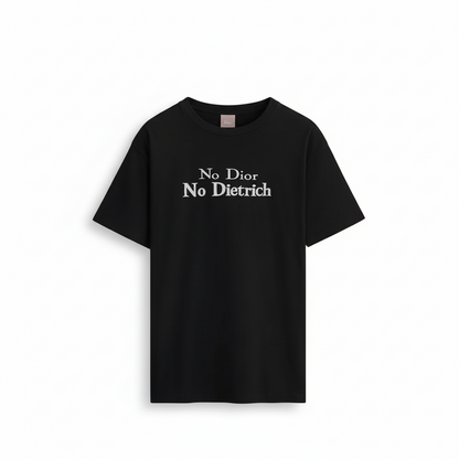 Dior T-Shirt with Embroidery "Black and White Cotton Jersey"