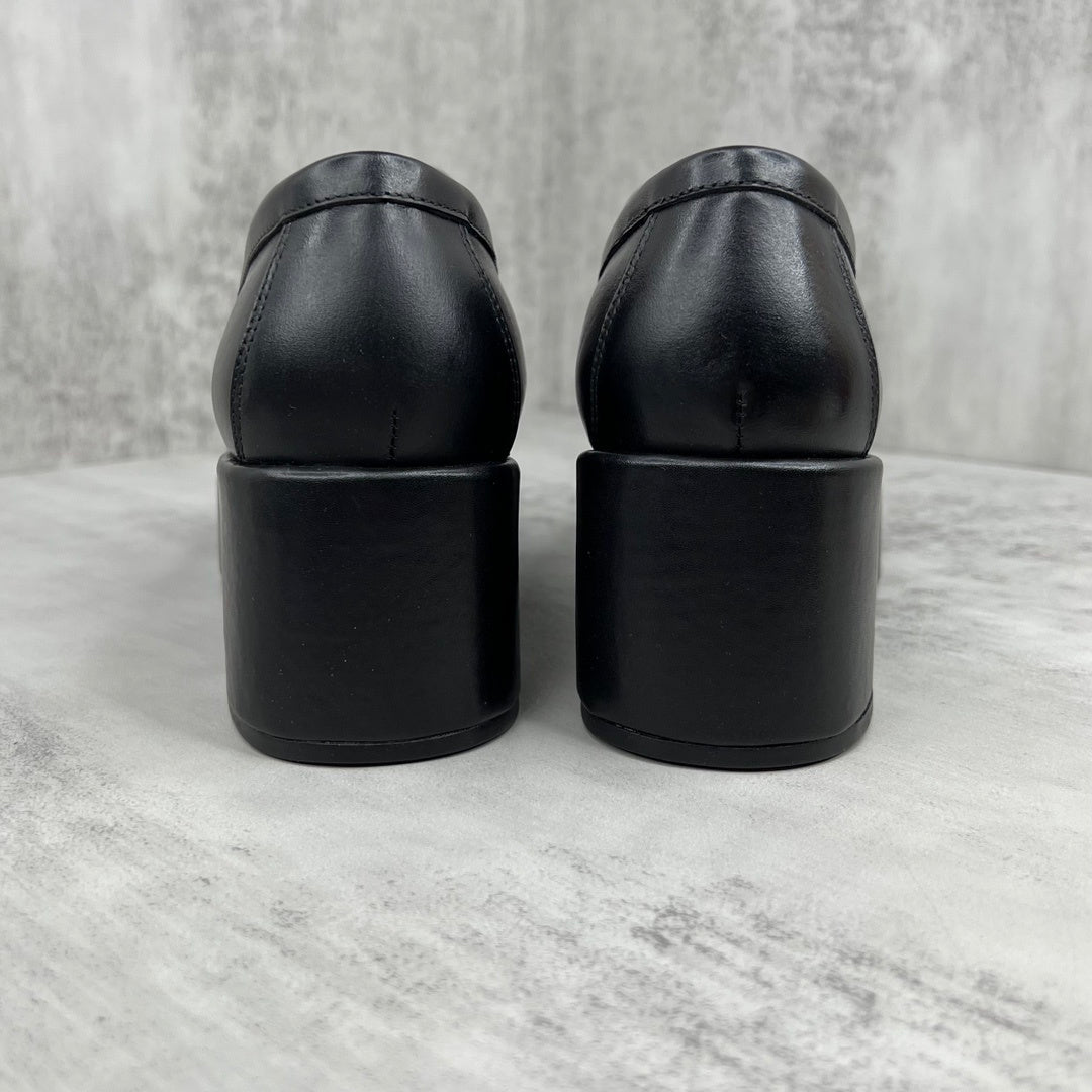 Chanel Leather Loafers "Black"