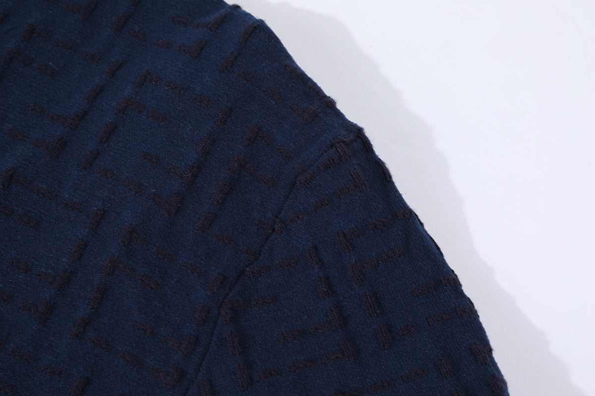 Fendi FF Cotton Pullover "Dark Blue"