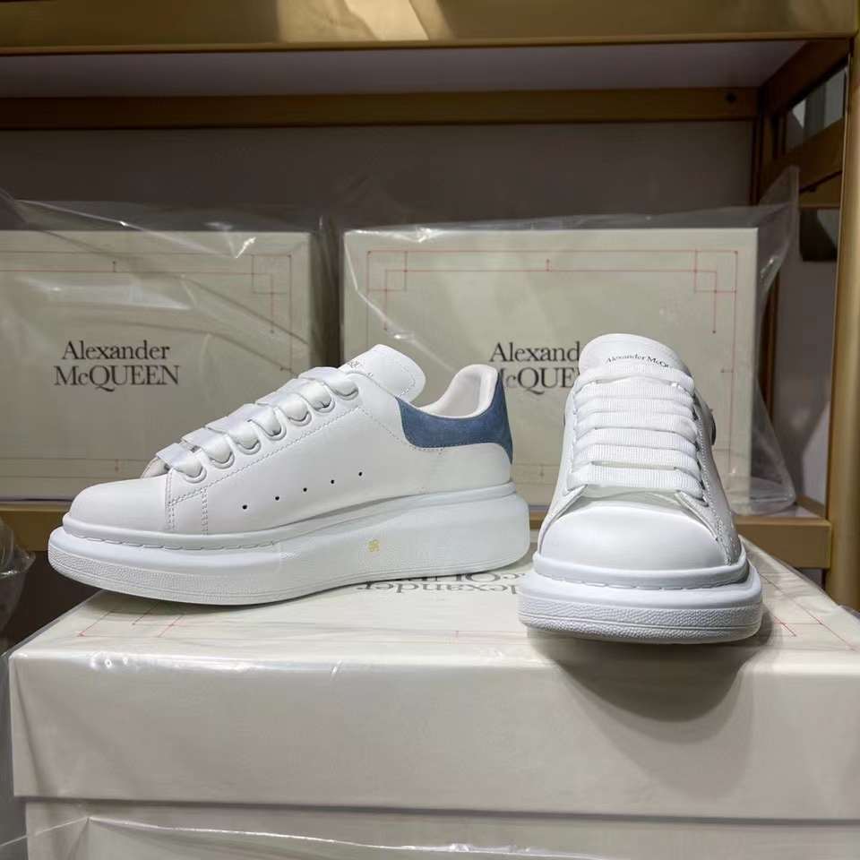 Alexander McQueen Oversized "White Dream Blue"