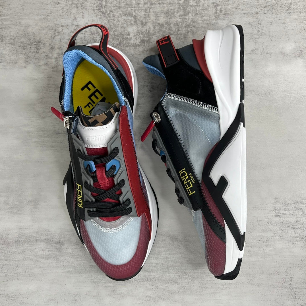 Fendi Flow "Grey-Black-Red"