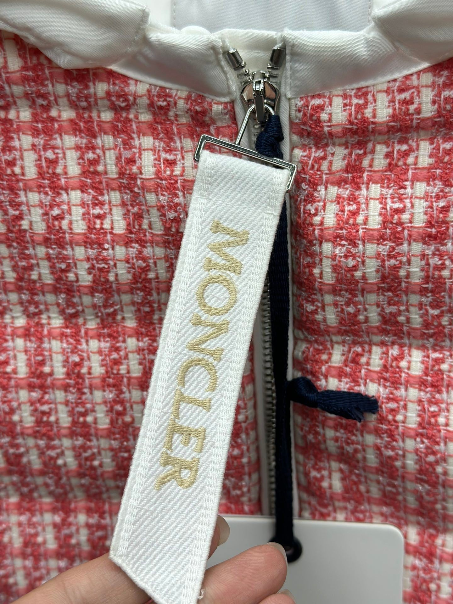 Moncler Remonay Tweed Down Jacket "Pink"