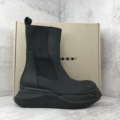 Rick Owens Abstract Beetle Boots "Black"