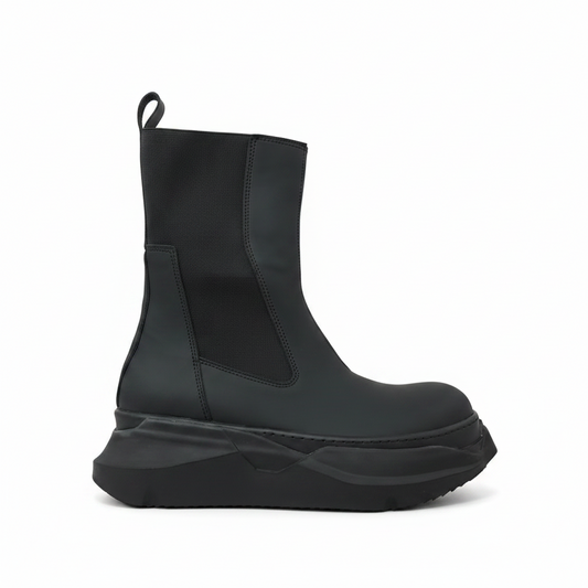 Rick Owens Abstract Beetle Boots "Black"