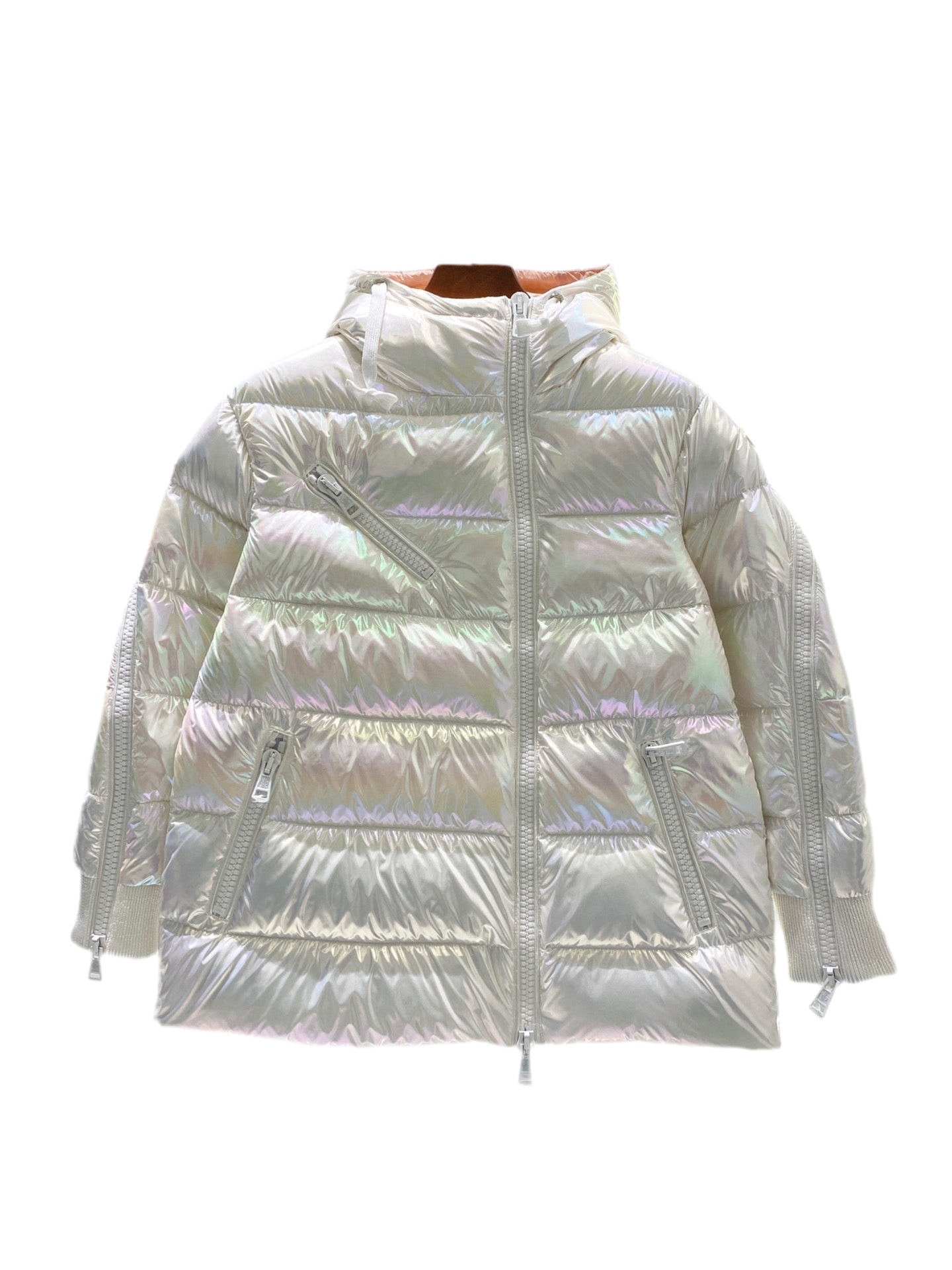 Moncler Zipped Sleves Down Jacket "Iridescent"