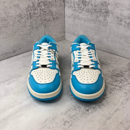 Amiri Skel Top Low "White-Blue"