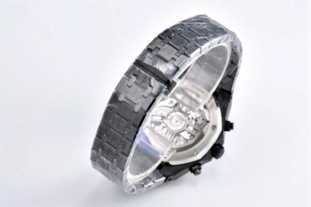Audemars Piguet Royal Oak Chrono 41mm Black Ceramic Blue Dial
