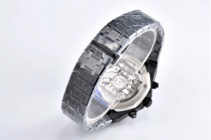 Audemars Piguet Royal Oak Chrono 41mm Black Ceramic Blue Dial