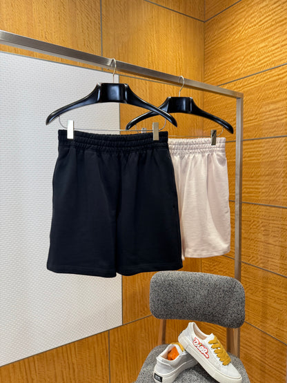 Burberry Check Label Tracking Shorts "Black"