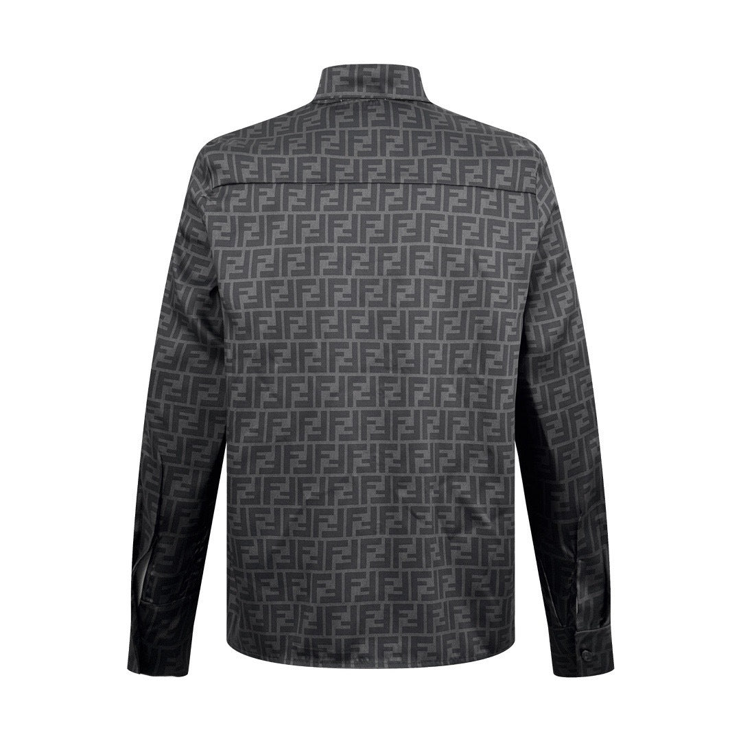 Fendi FF Monogram Shirt "Grey"