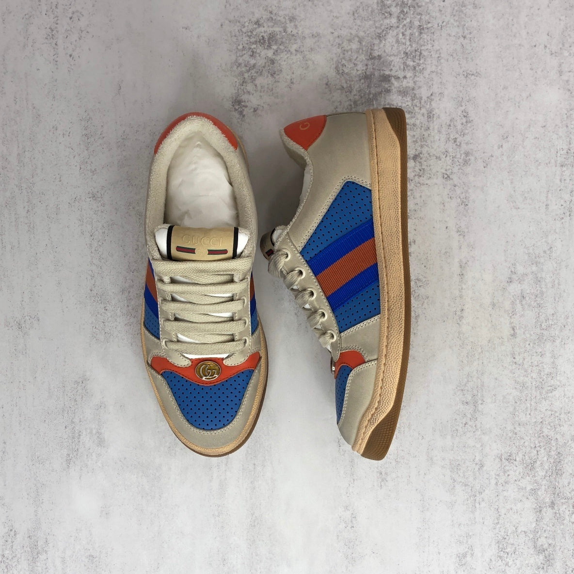 Gucci Screener "Beige-Blue"