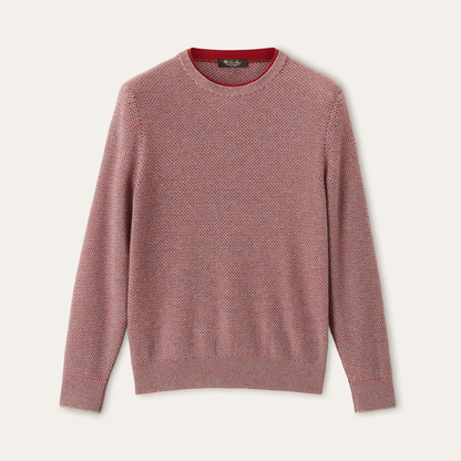 Loro Piana Varallo Crewneck "Sky Sand Flames"