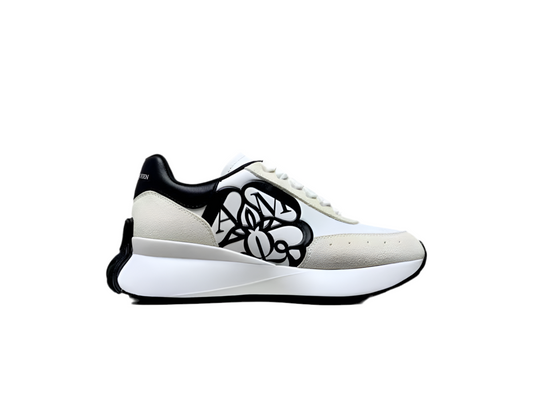 Alexander McQueen Sprint Runner "White-Beige-Black"