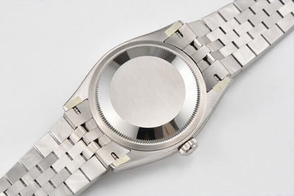 Rolex Date Just 36mm Jubilee Bracelet Blue Fluted Dial
