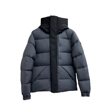 Monlcer Madeira Hooded Down Jacket "Grey-Black"