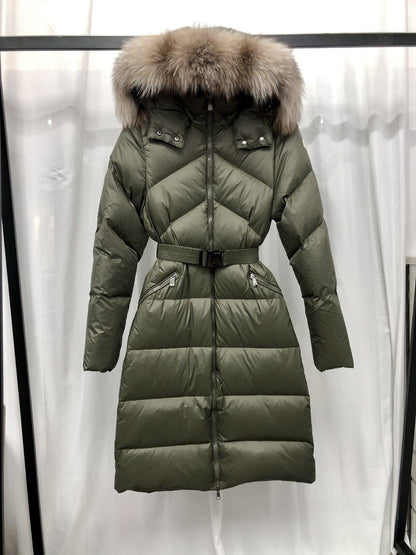 Moncler Lalteron Long Down Jacket "Green"