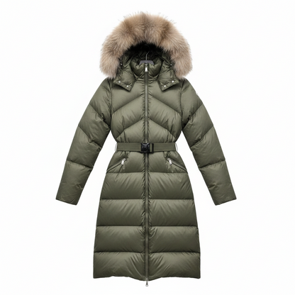 Moncler Lalteron Long Down Jacket "Green"