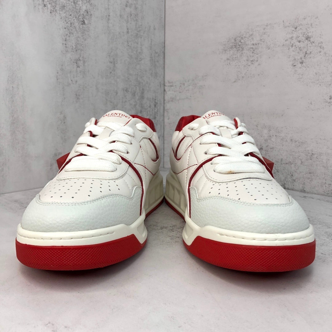 Valentino Garavani One Stud "White-Red"