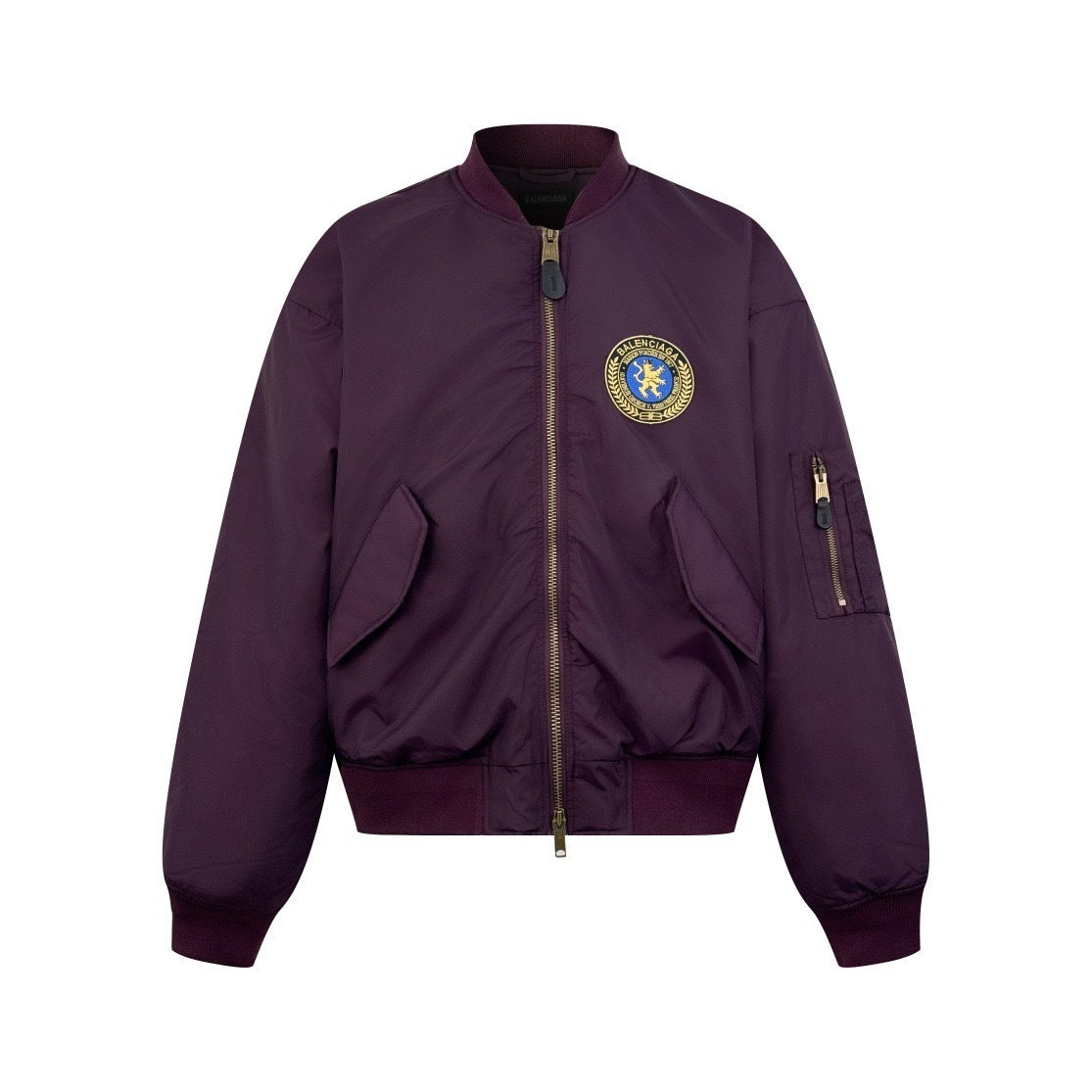 Balenciaga Bomber Jacket "Burgundy"