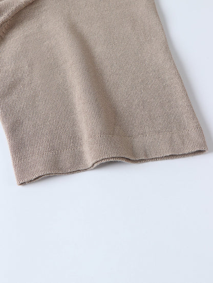 Louis Vuitton x Park Seo Bo Short-Sleeved Cotton Crewneck "Beige"