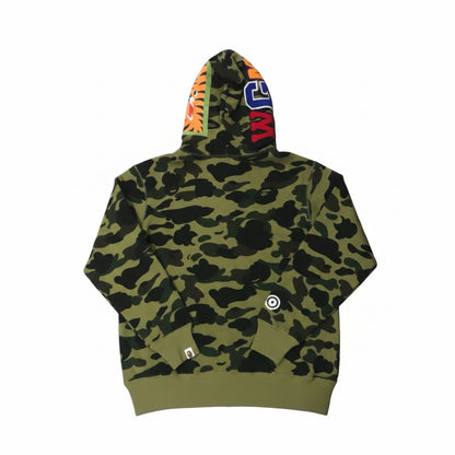 BAPE Colour Camo Shark Full Zip Hoodie "Green"