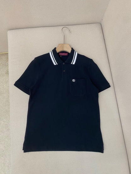 Gucci Cotton Polo T-Shirt "Black"