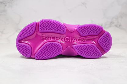 Balenciaga Triple S "Fuschia Pink-All Over Logo"