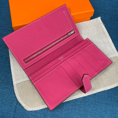 Hermes Bearn Wallet "Pink"