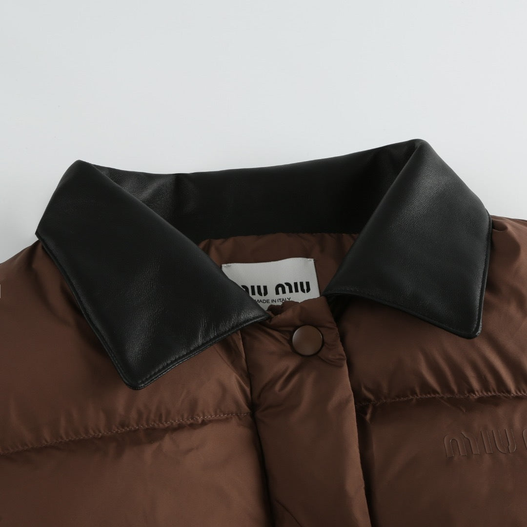 Miu Miu Down Jacket "Brown"