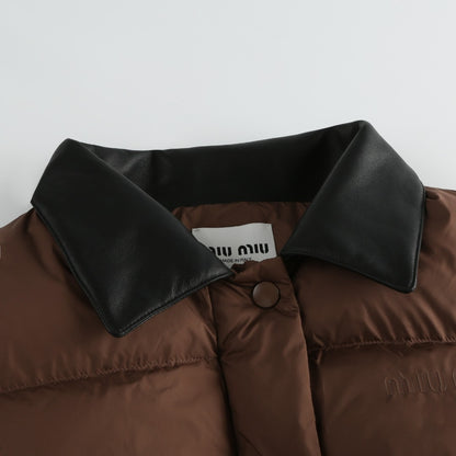 Miu Miu Down Jacket "Brown"