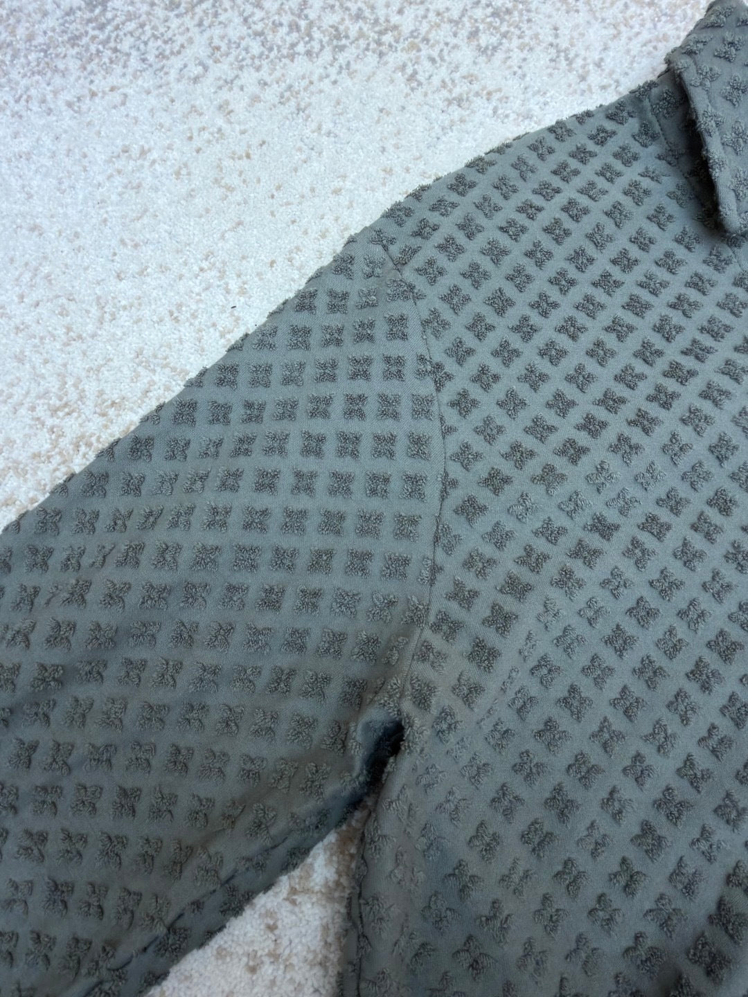 Louis Vuitton French Terry Jacquard Overshirt "New Sage"