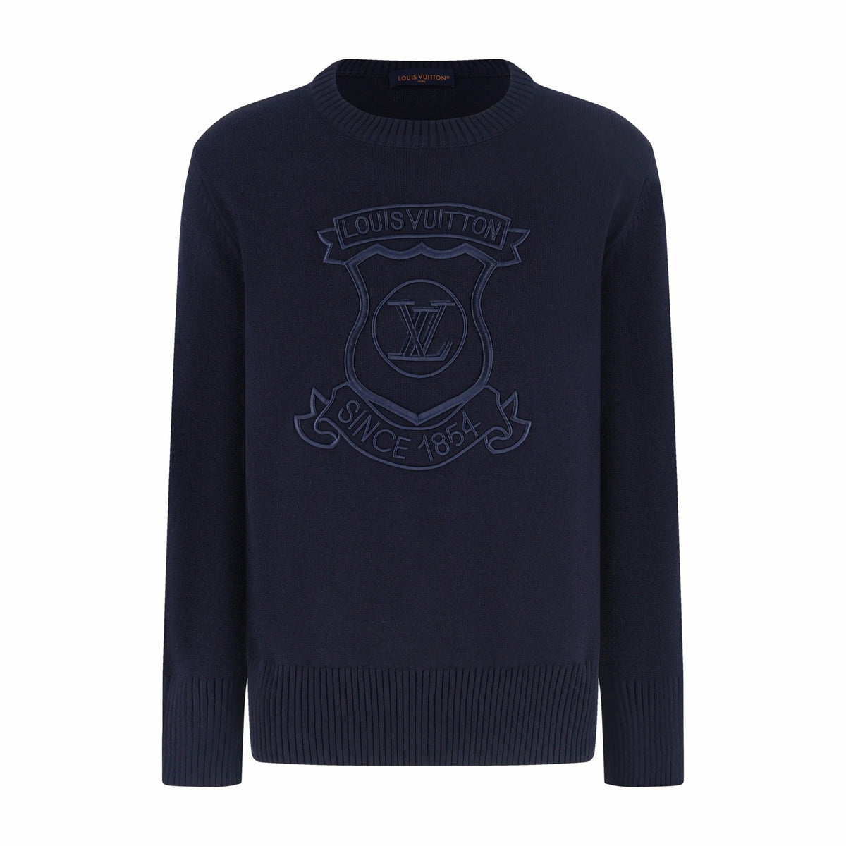 Louis Vuitton Signature Crest Pullover "Navy Blue"