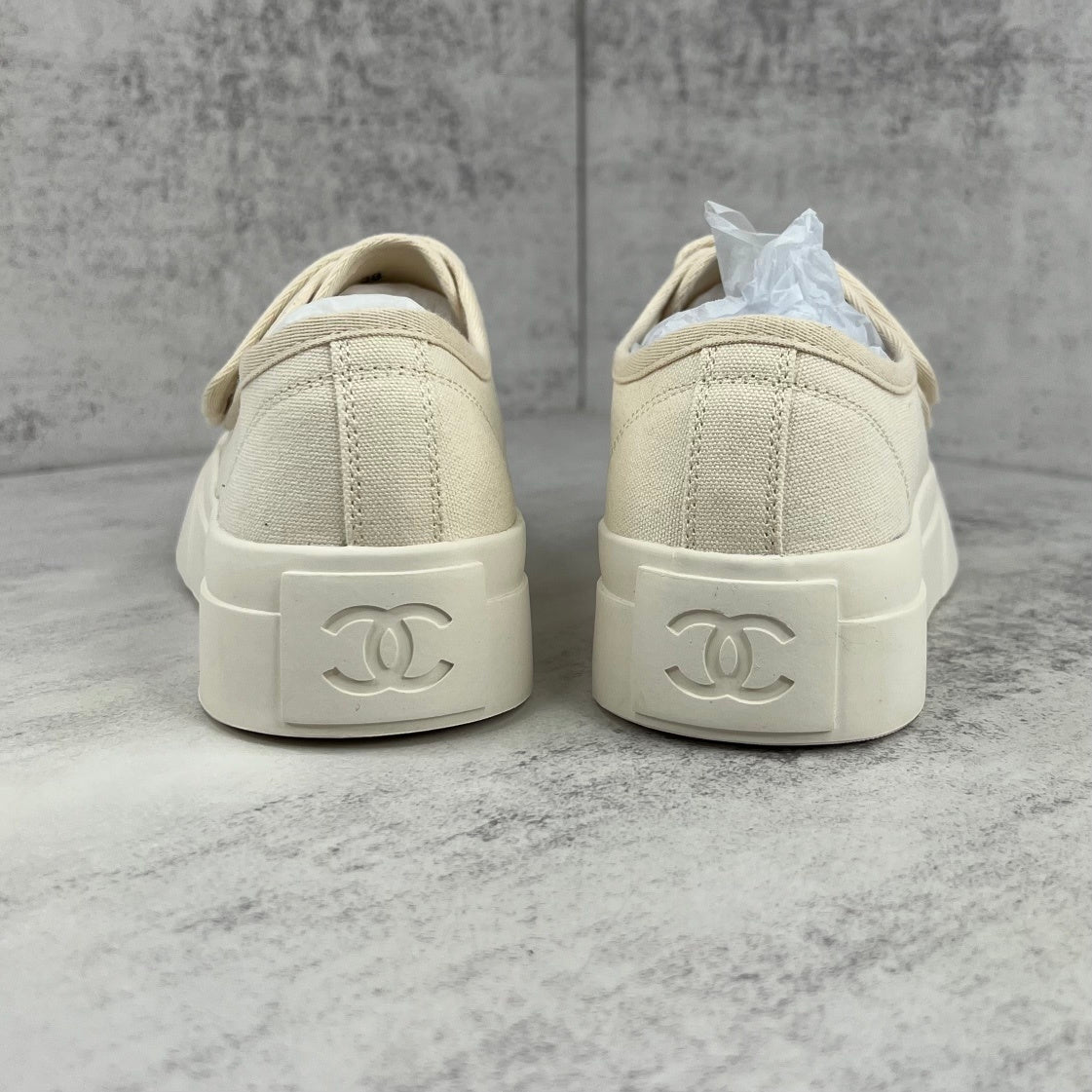 Chanel Double Strap "Beige"