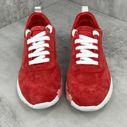 Hermes Bouncing Sneakers "Red Suede"