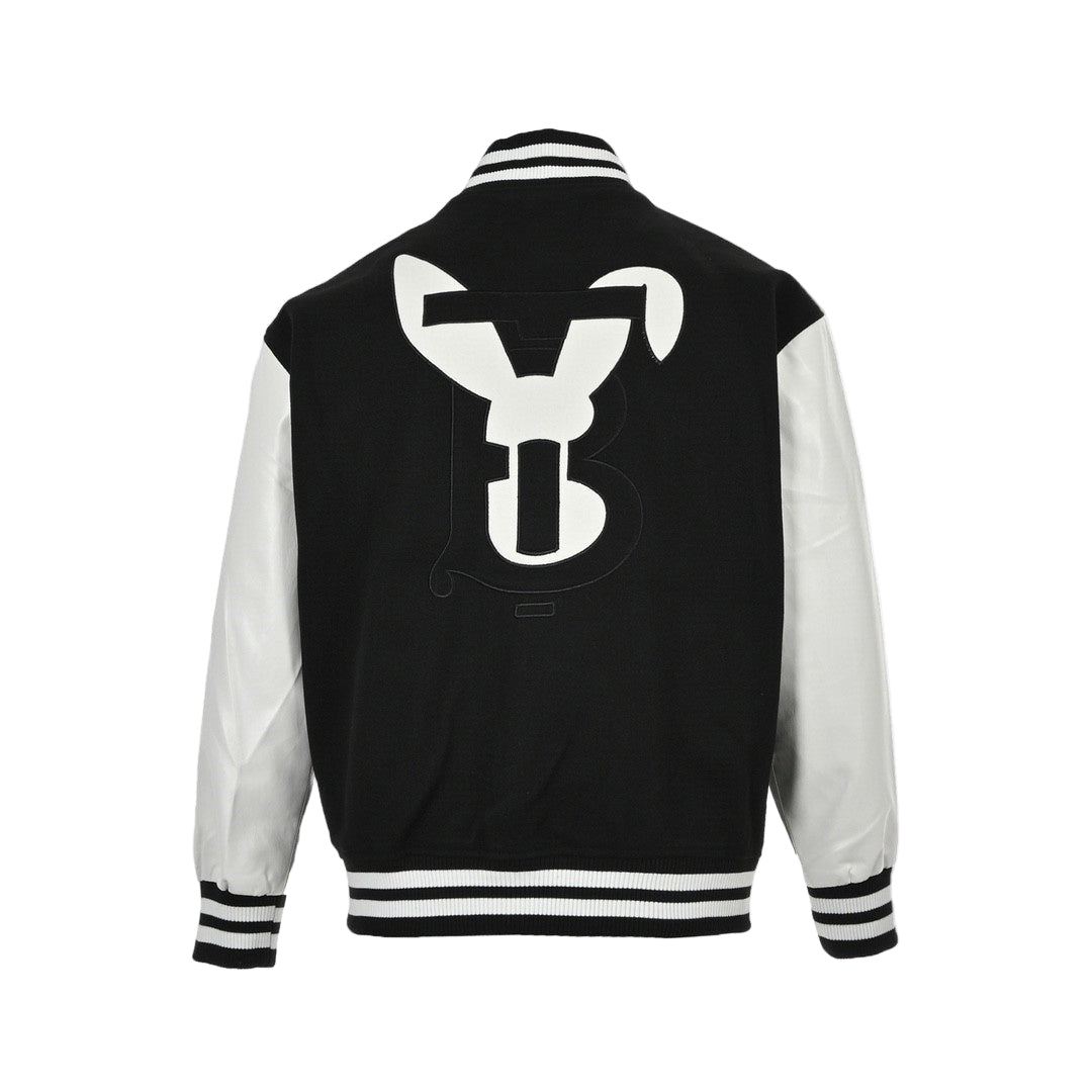 Burberry Rabbit Varsity Jacket "Black-White"