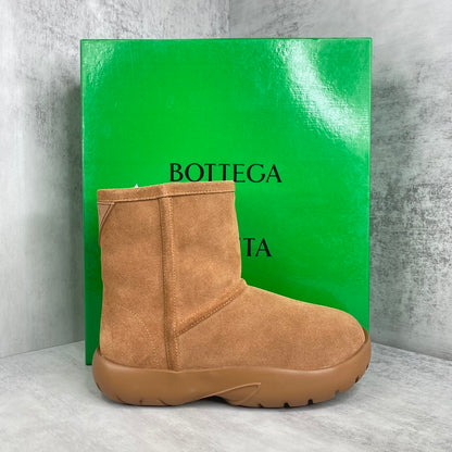 Bottega Veneta Snap Ankle Boot "Brown"