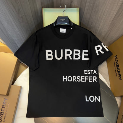 Burberry Horseferry Print Cotton T-Shirt "Black"