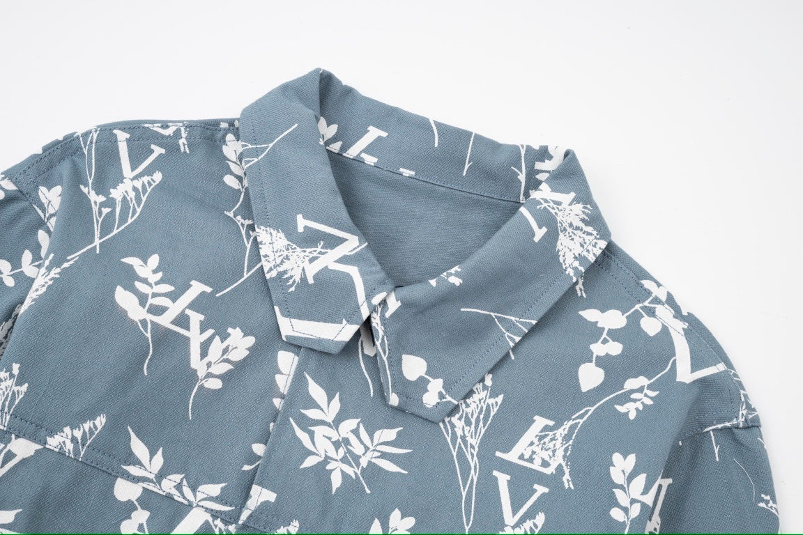 Louis Vuitton Floral Denim Jacket