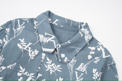 Louis Vuitton Floral Denim Jacket