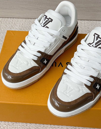 Louis Vuitton LV Trainers "Brown-White"